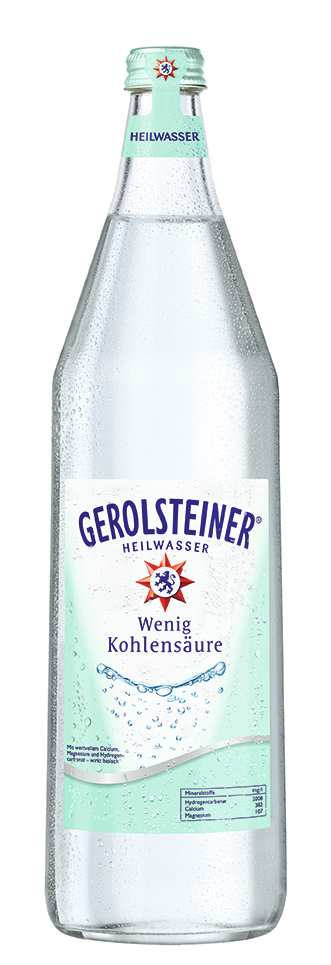 Gerolsteiner  Heilwasser 6 x 1,0  Glas 6er Kiste