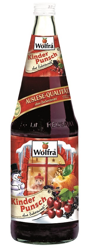 Wolfra Kinderpunsch alkoholfrei 6 x 1,0 Liter