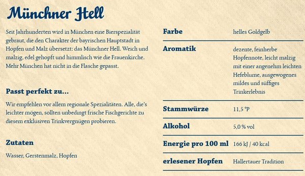 Hacker-Pschorr Münchner Hell 0,33