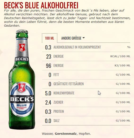 Becks Blue Alkoholfrei 0,5
