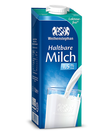 Weihenstephaner H-Milch Laktosefrei 1,5%