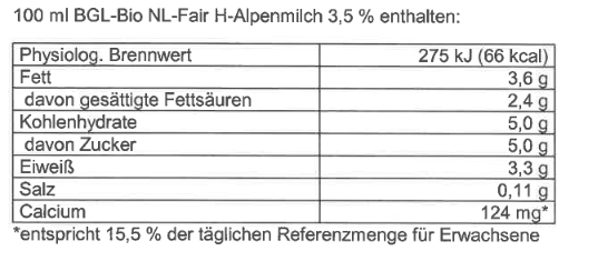 Berchtesgardener BIO H-Milch 3,5%