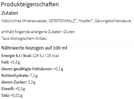 Lammsbräu BIO glutenfrei + alkoholfrei 10x0,33