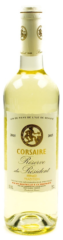 Corsaire Réserve du Président Blanc Chardonnay 6 x 0,75