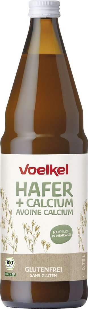 Voelkel Hafer + Calcium 6 x 0,75 GLAS